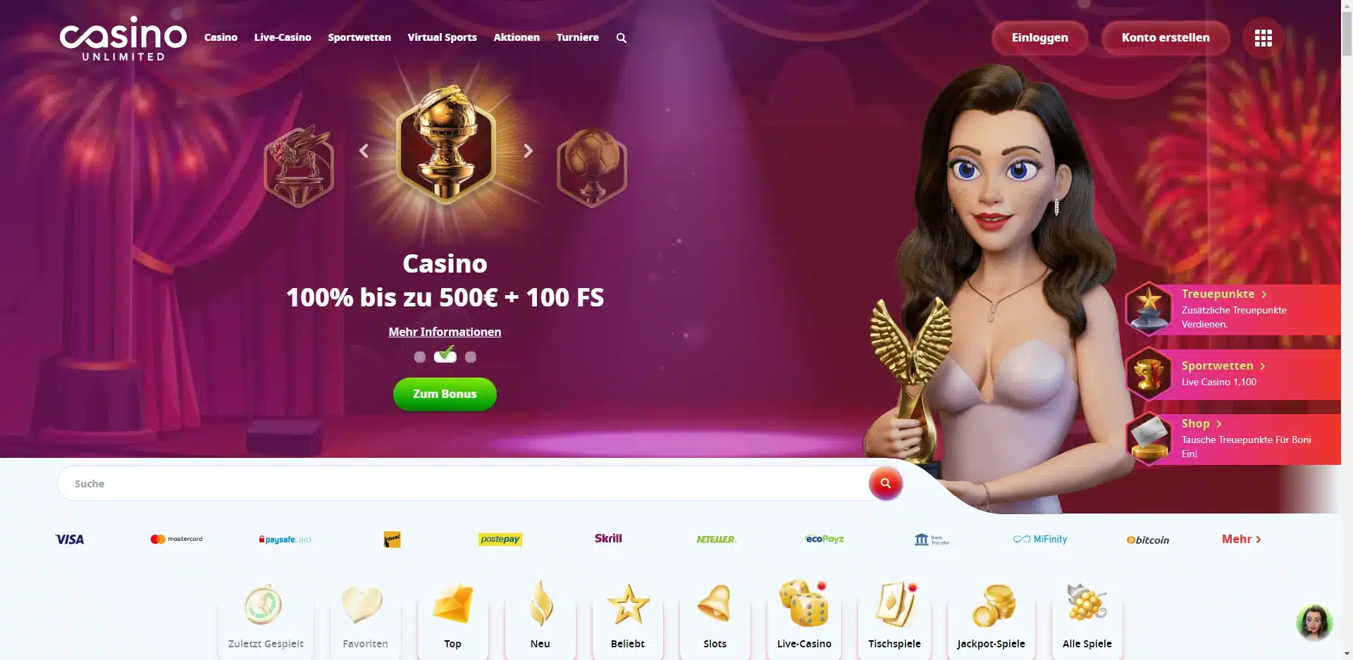 Gamomat Casino ohne Limit