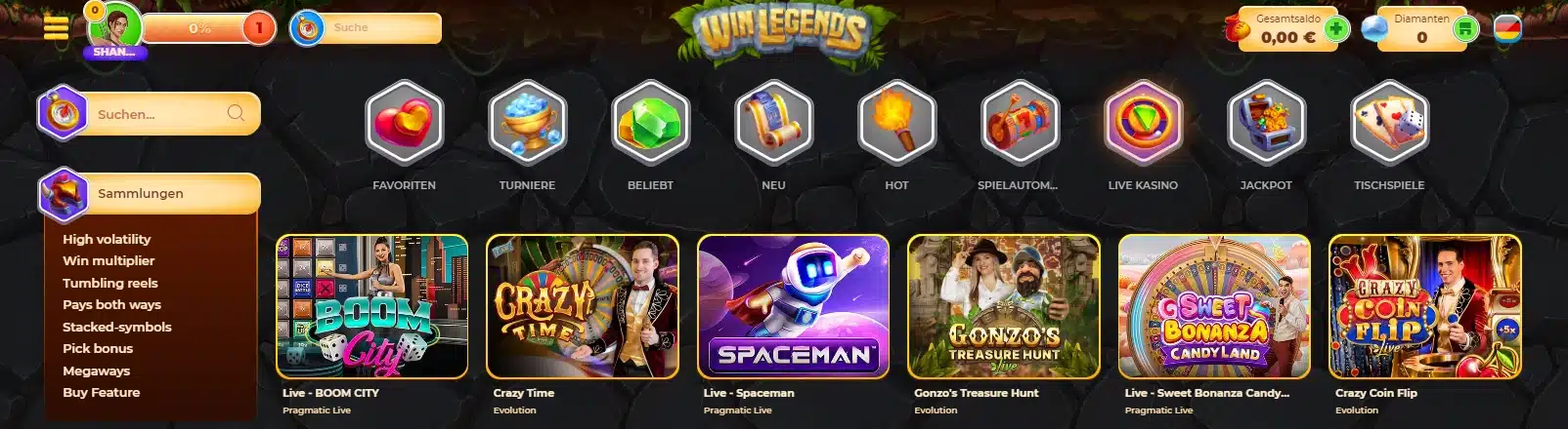 Winlegends Casino Erfahrungen