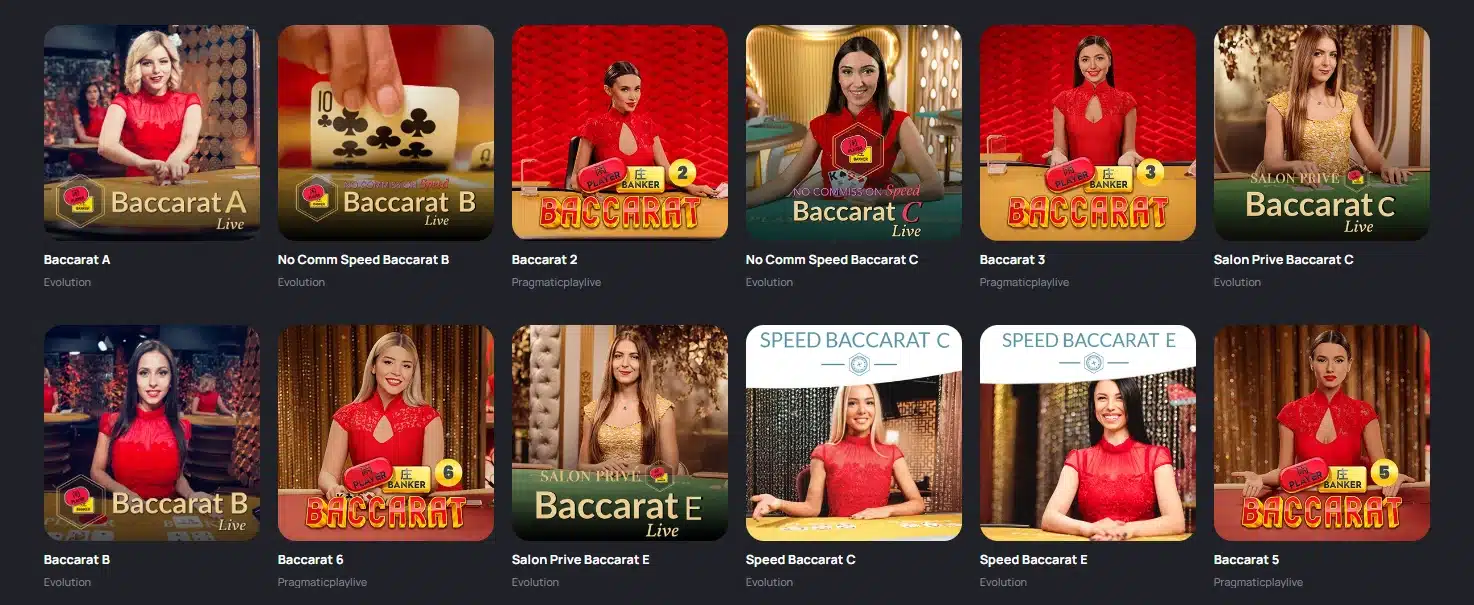 Live Baccarat Online spielen - Top 10 Casino Liste 
