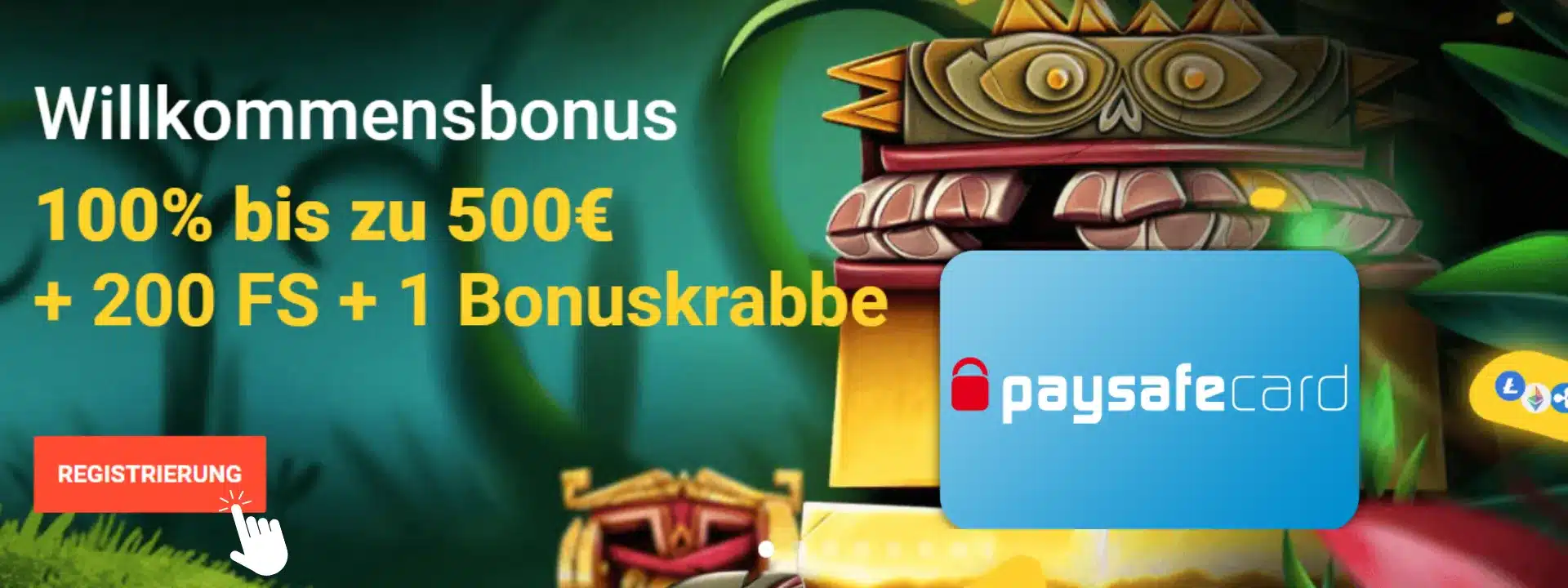 Paysafe Casinos mit 10 Euro Einzahlung und 100 Prozent Willkommensbonus