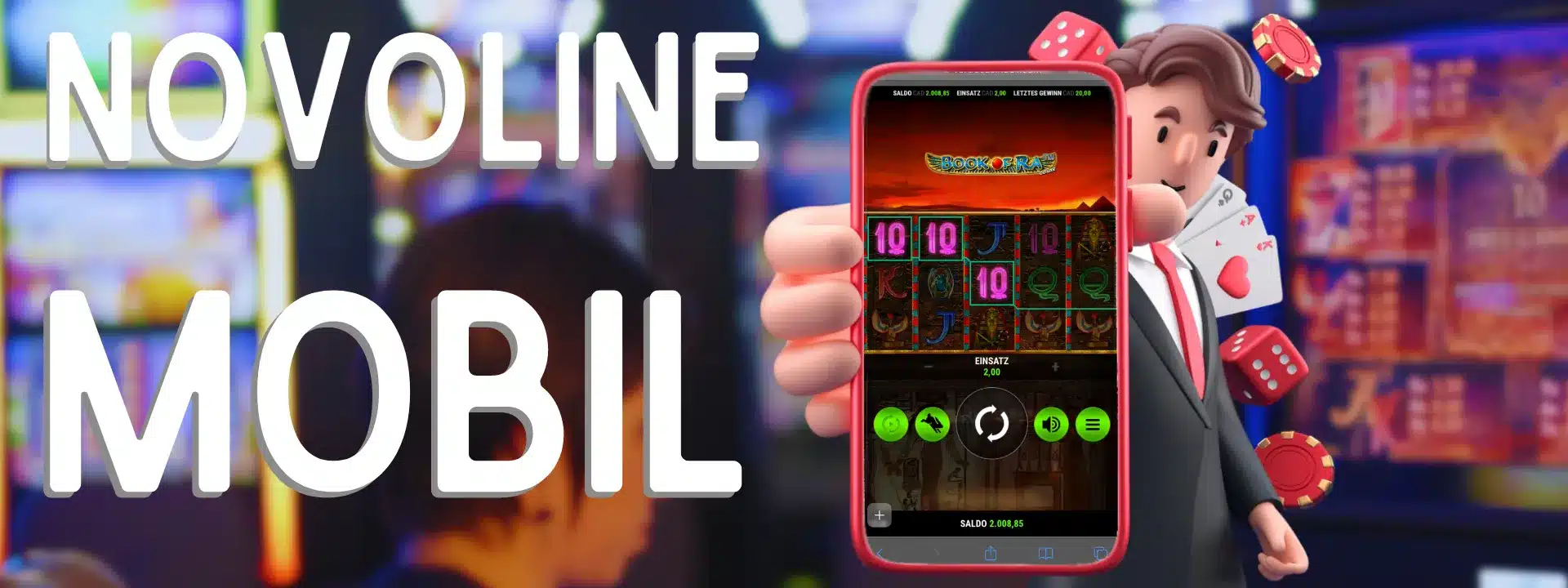 Novoline Online Mobil Spielen: Unterwegs nicht auf Spannung verzichten