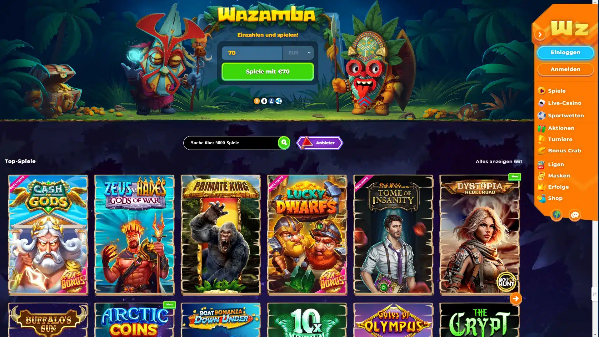 Wazamba Casino Erfahrungen