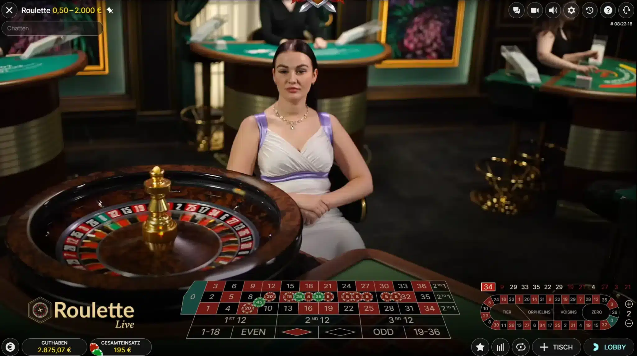 Bester Live Casino Online Bonus mit Black Jack und mehr.