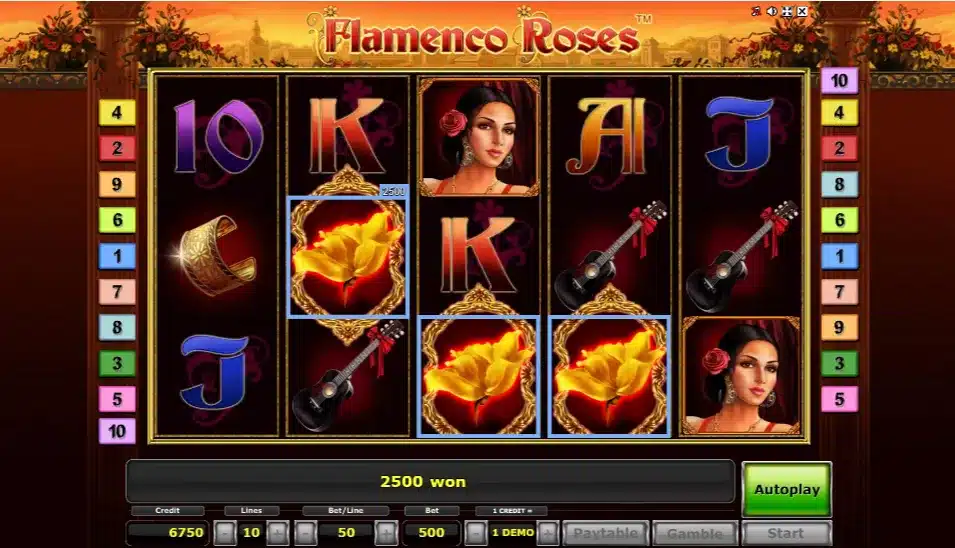 Flamenco Roses Demo Slot kostenlos spielen ohne Anmeldung