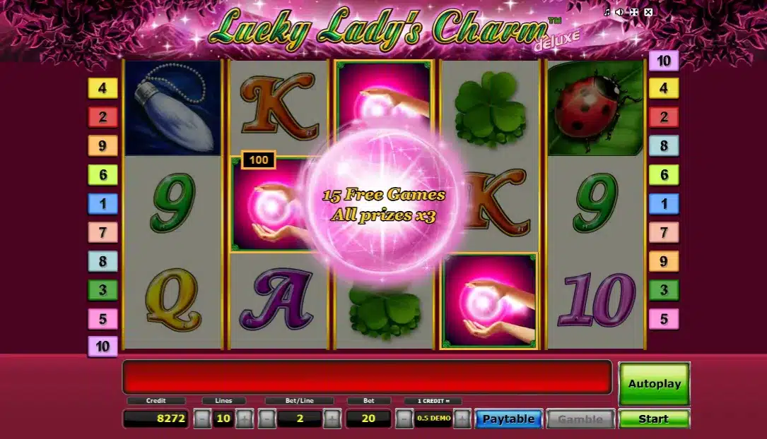 Lucky Ladys Charm Demo kostenlos spielen ohne Anmeldung