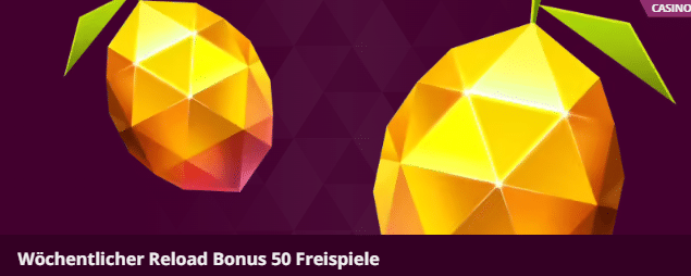 Malina Casino Wöchentlicher Bonus mit 50 Freispielen