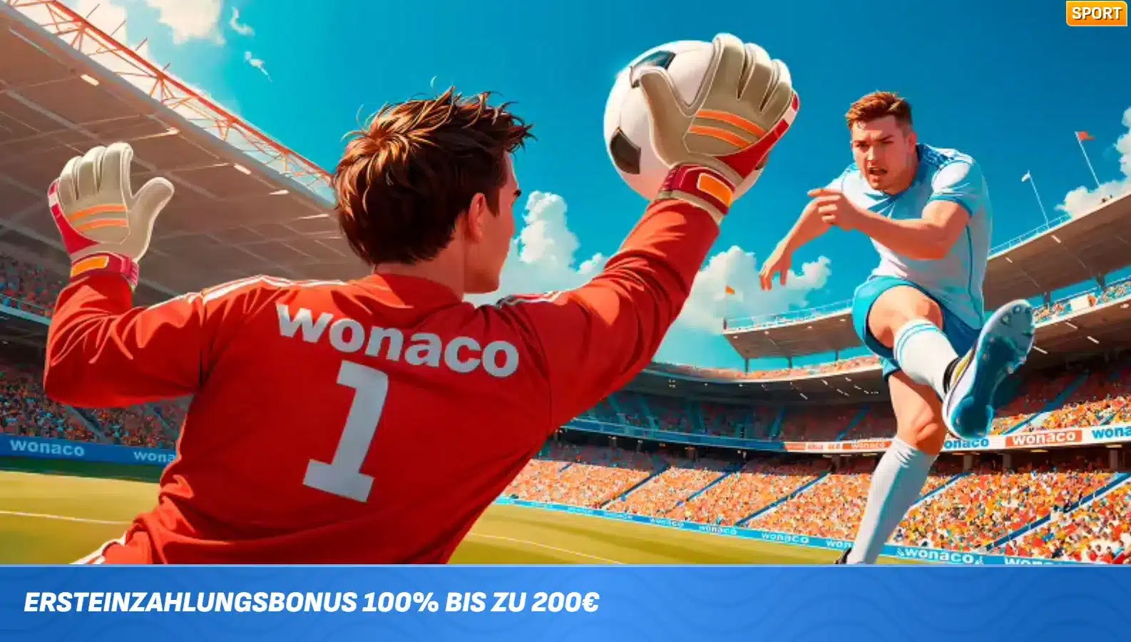 Wonaco Casino 200 Euro Sportwetten Bonus ohne Oasis