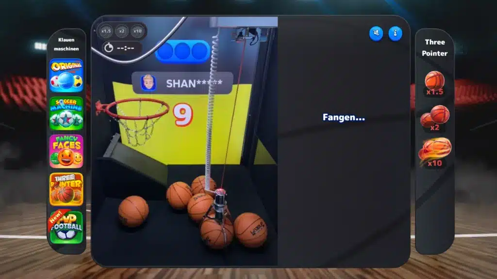 Three Pointer Neues Bonus Crab Feature Wallpaper